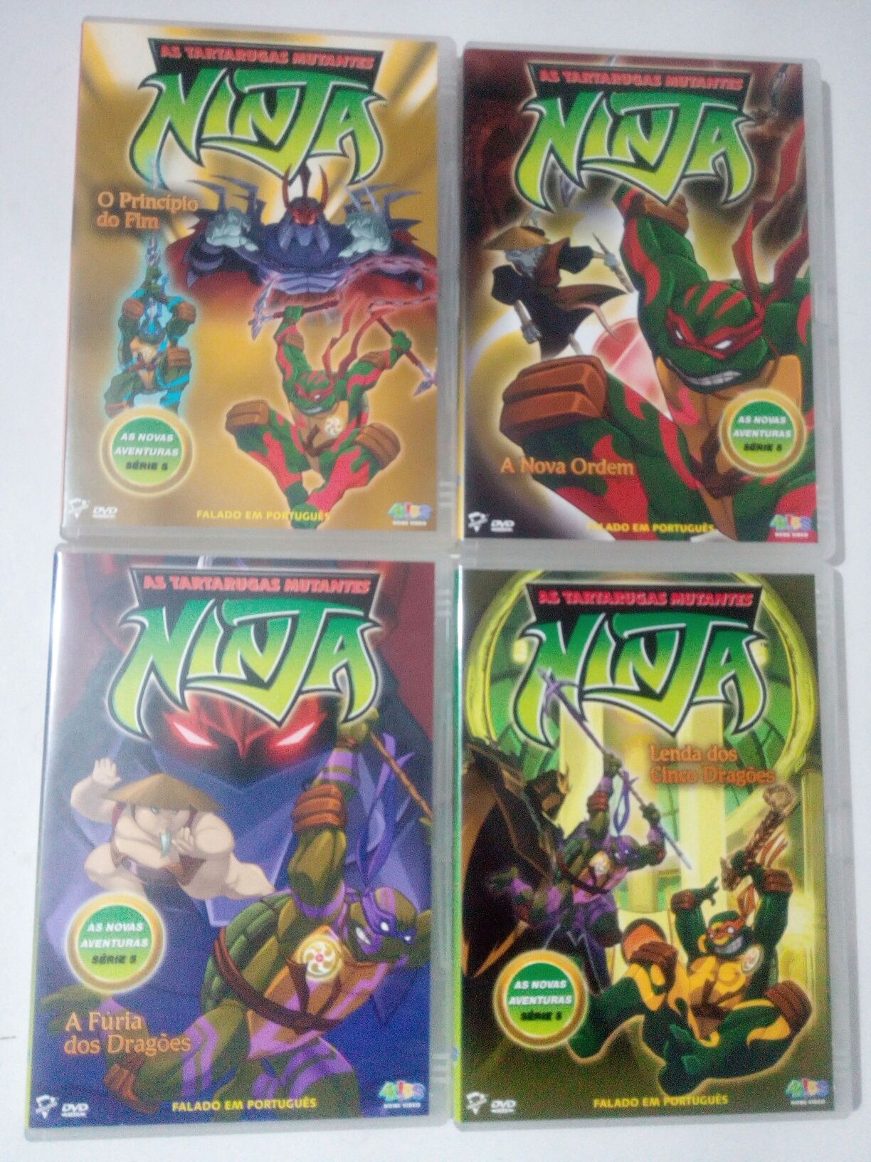 Pack 4 DVD: As Tartarugas Mutantes Ninja, série 5