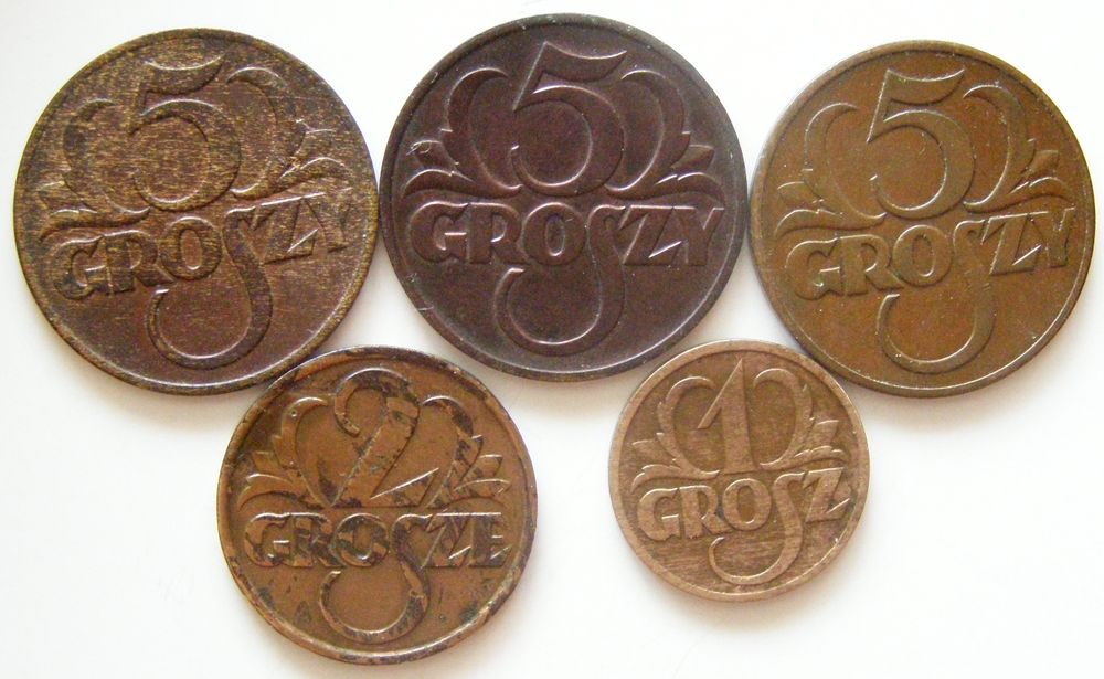 Monety Czechosłowacja Zestaw ,Polska.