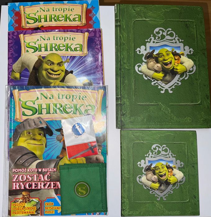 Kolekcja Shrek – medaliony, albumy, portfel, magazyn