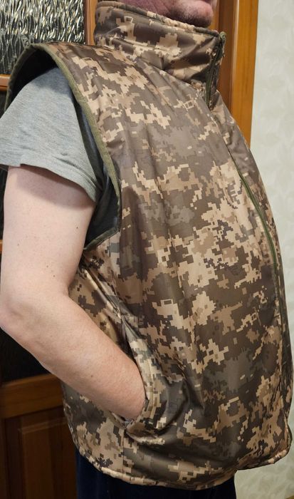 Піксель жилет, безрукавка, жилет с подогревом, жилет от павербанка