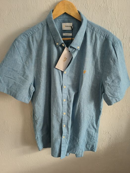 Nowa męska koszula Farah Slim Fit XXL