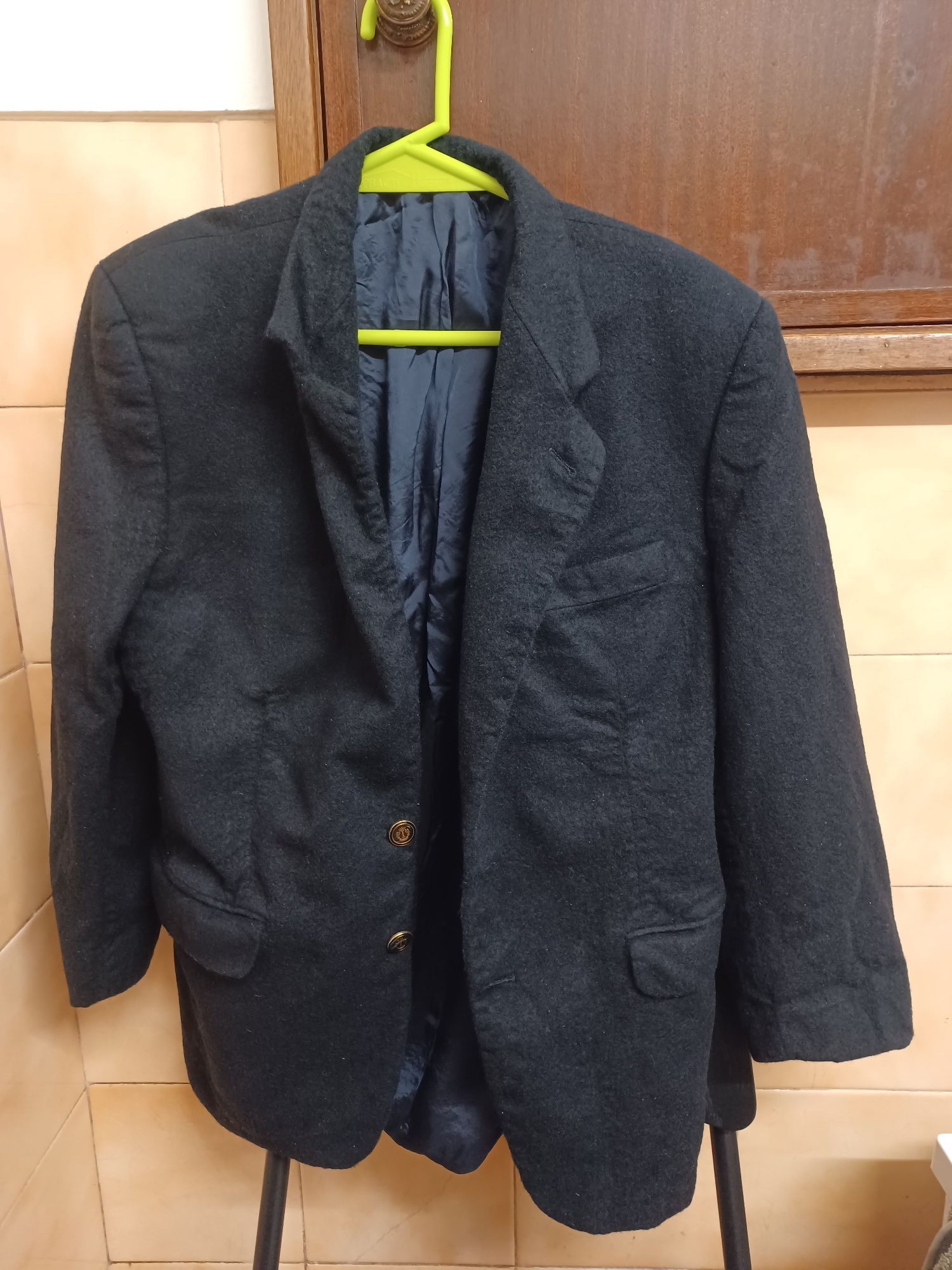 Blazer italiano de lã *marca: Tessuto/Confélis