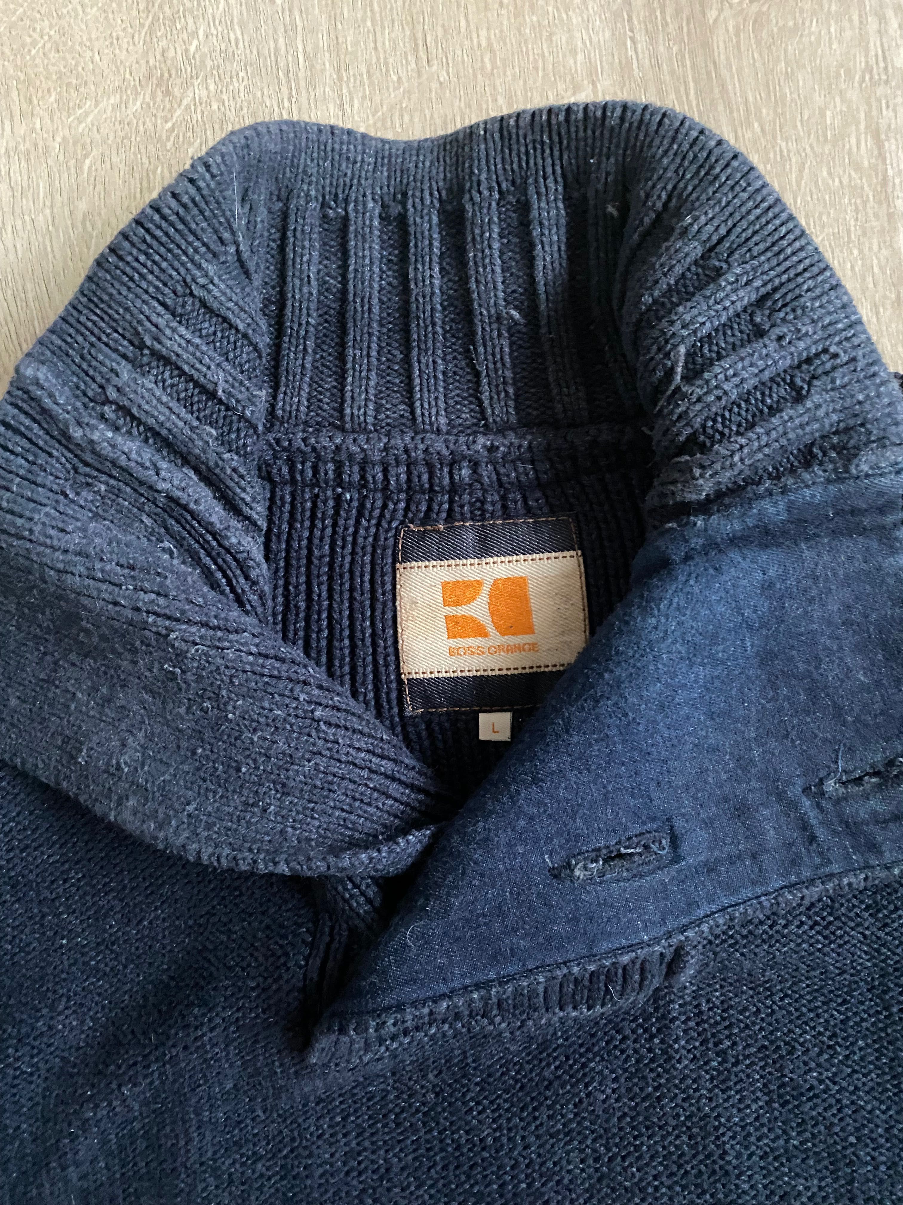 Sweter męski Boss Orange, oryginalny, gruby