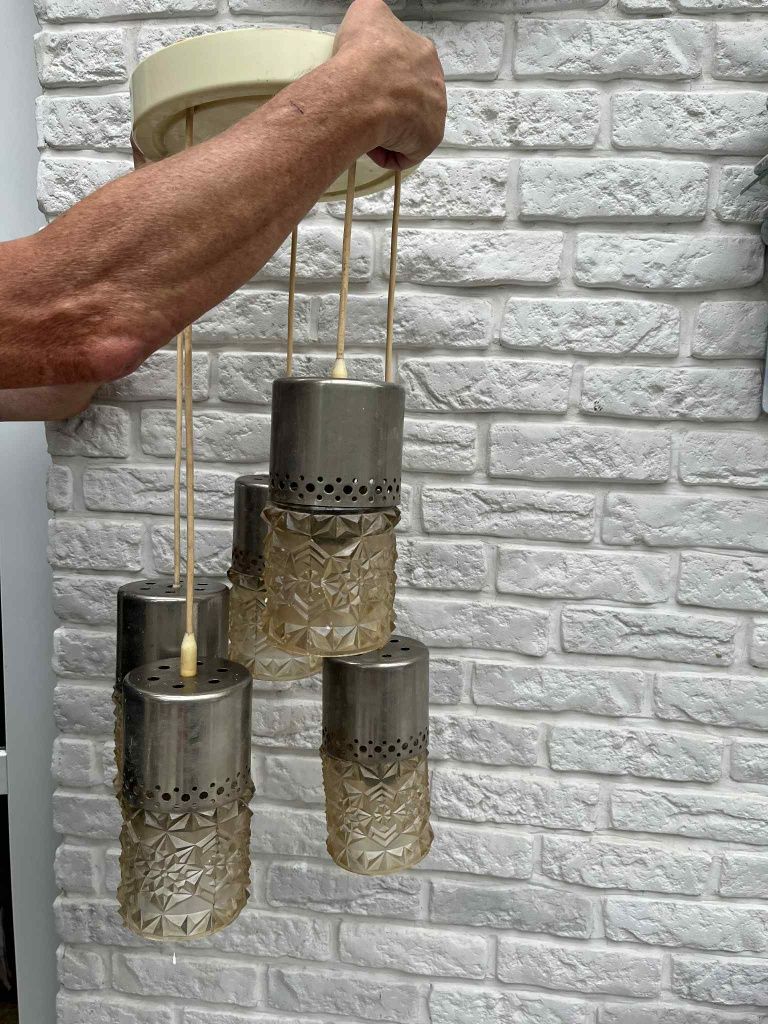Lampa sufitowa PRL