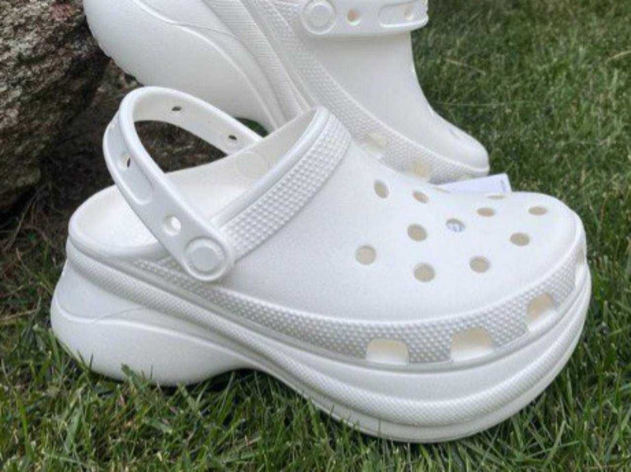 Купити Оригінальні крокси платформа Crocs Classic Bae Clog White 36-40