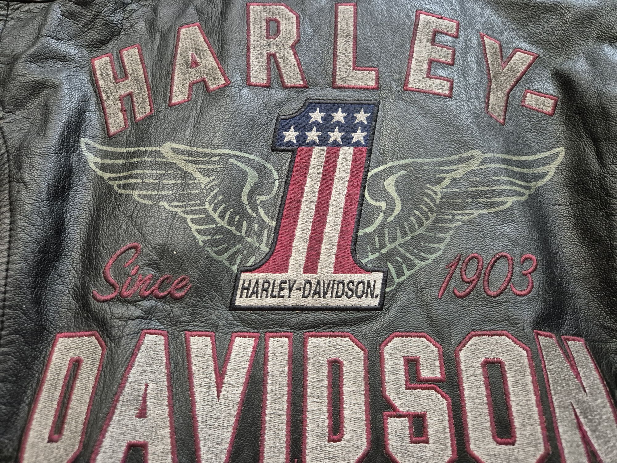 Harley Davidson oryginal Kurtka Skórzana roz.M Nowa !Used look