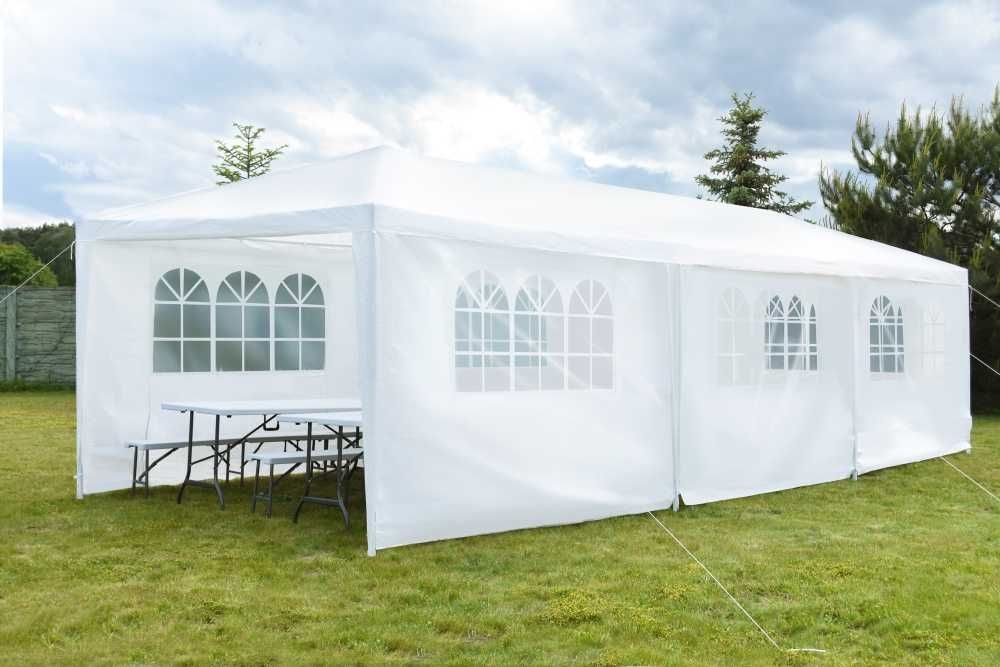 NOWY Zabudowany namiot ogrodowy Bawaria 3x9m Garden Point WYSYŁKA FREE
