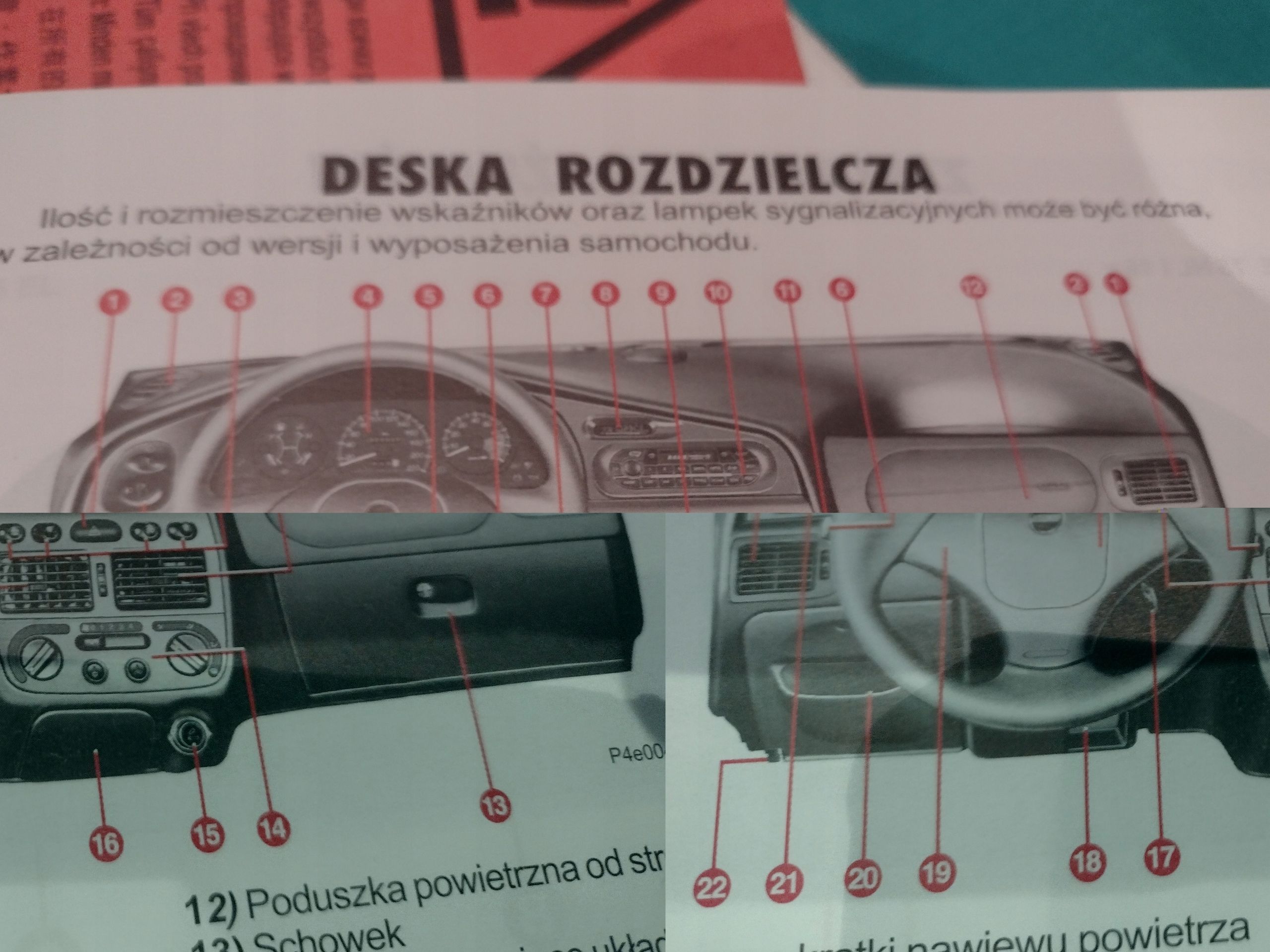 Fiat Siena Instrukcja Książka Komplet 1999 Etui