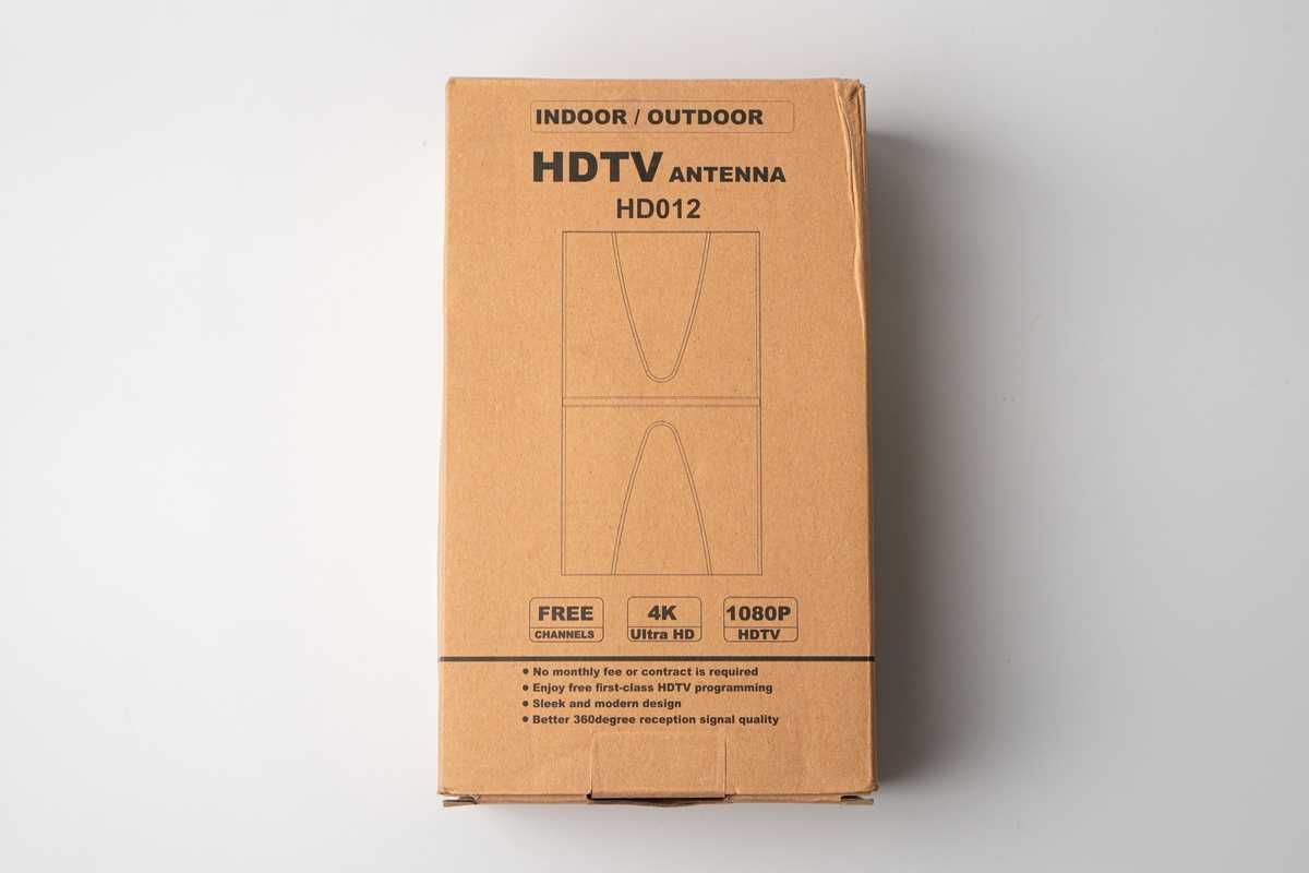 Антена HDTV Antenna HD012 для дому та вулиці, Full HD, 4K