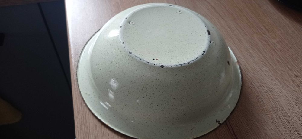 Miska metalowa 20cm PRL