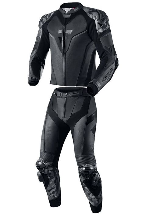 Kombinezon motocyklowy dwuczęściowy skórzany Rebelhorn Rebel