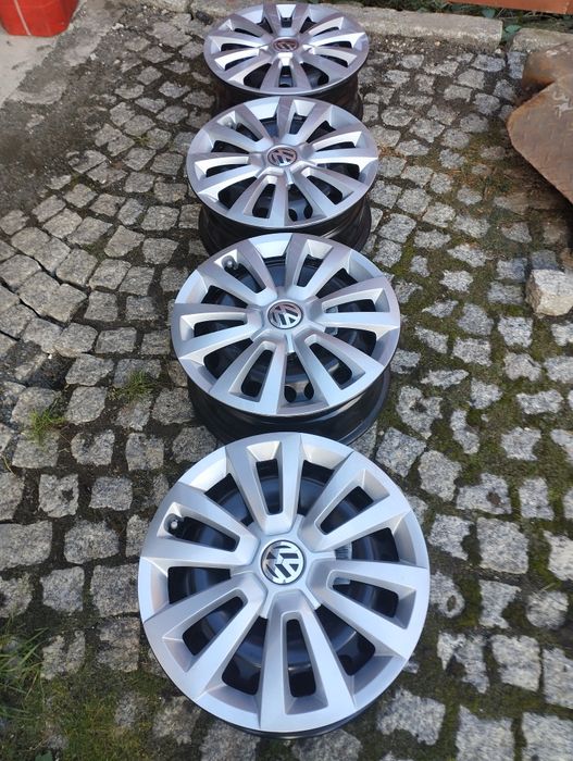 Felgi 16" stalowe 5x112 nowe kołpaki audi VW Mercedes