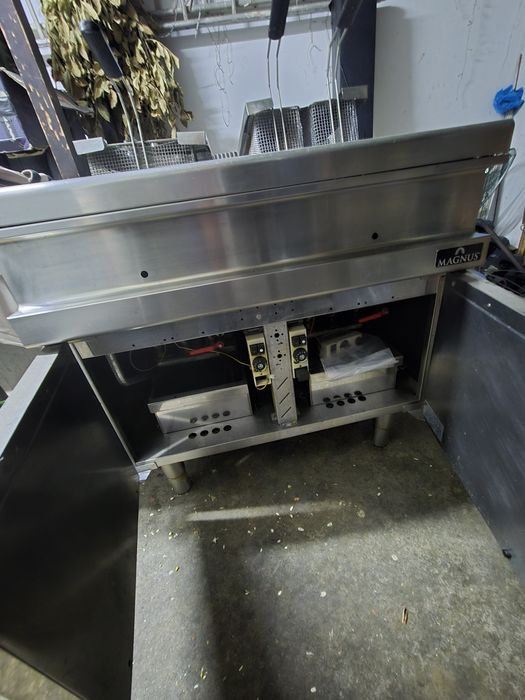 Fritadeira industrial a gaz