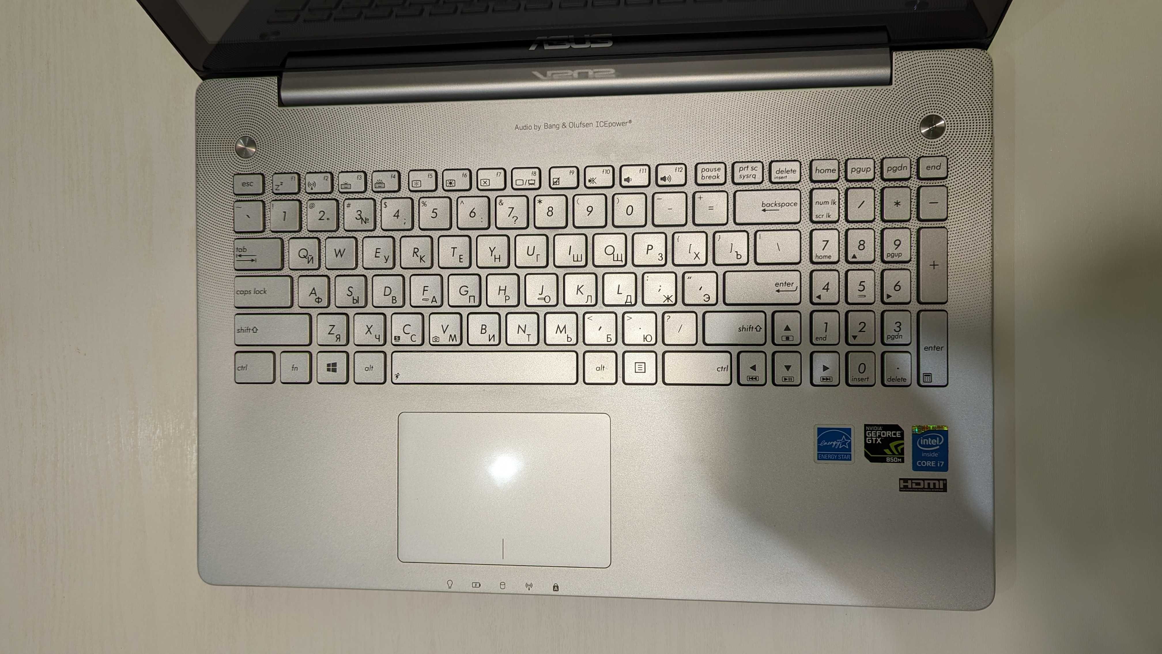 Ноутбук Asus N550JK-DS71T, Core i7, GTX850M, 16GB, SSD 1TB, FullHD IPS