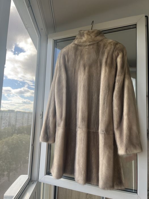 Размер 50-54!Элегантная, нарядная норковая шуба!Италия