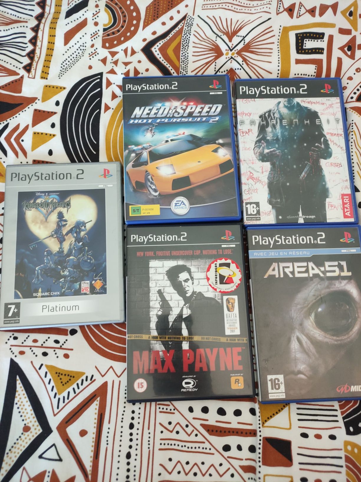 PlayStation 2 com 19 jogos