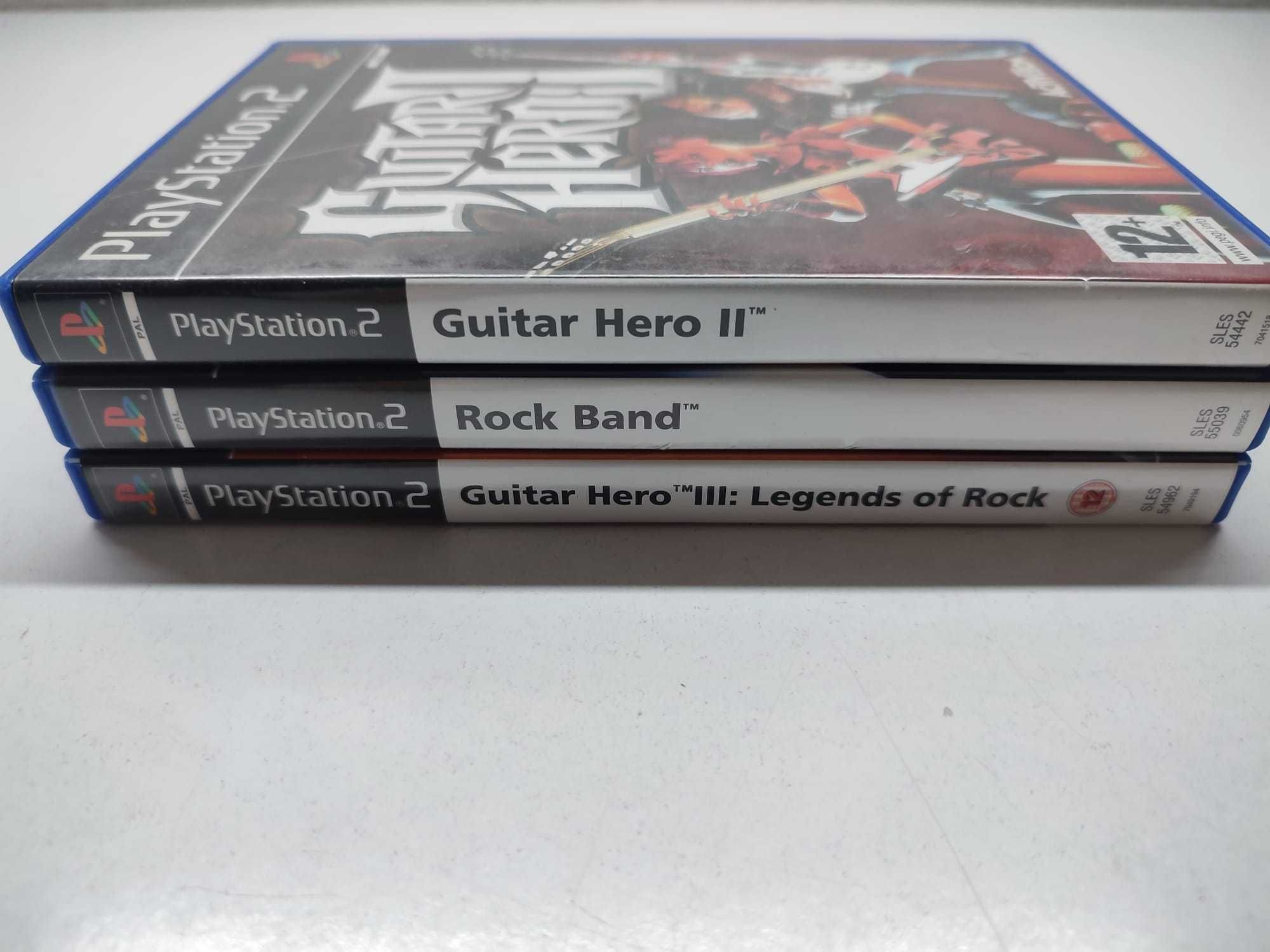 2 Guitar Hero II e III PlayStation 2