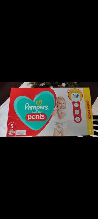 Mega paka pampers pants 5 pieluchomajtki 96 sztuk