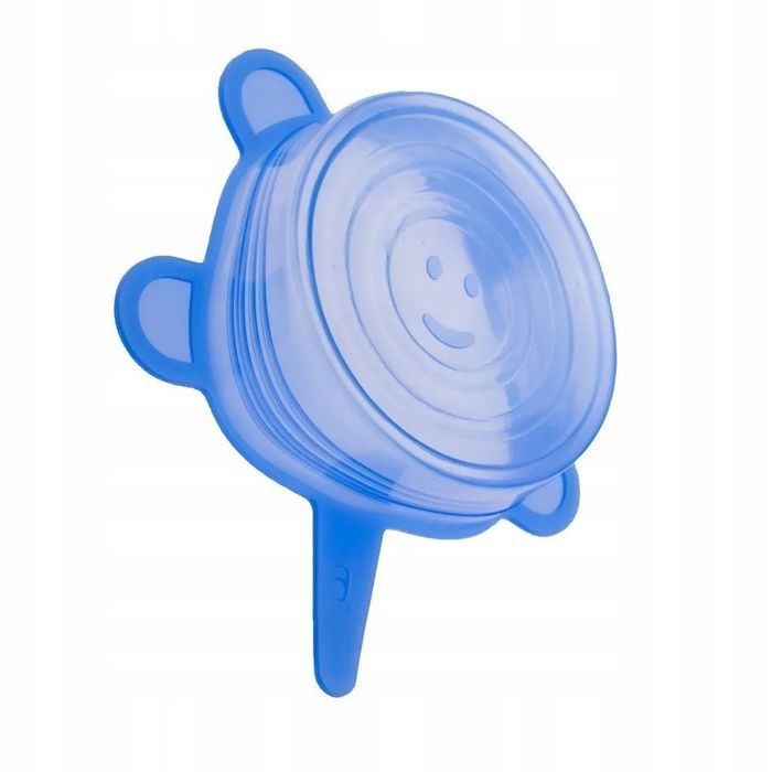 Pokrywki silikonowe uniwersalne do żywności zestaw 6szt