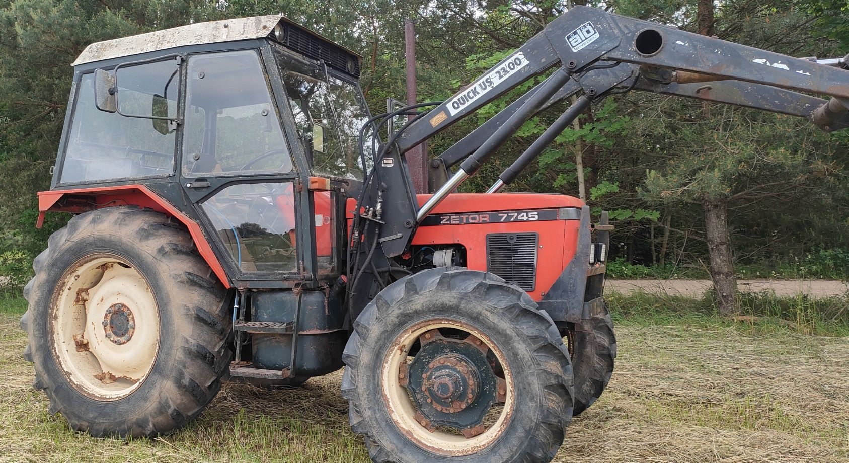 Zetor 7745 z Ładowaczem czołowym