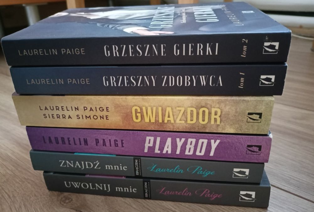 Paige. Grzeszne gierki. Grzeszny zdobywca. Uwolnij mnie. Znajdź mnie.