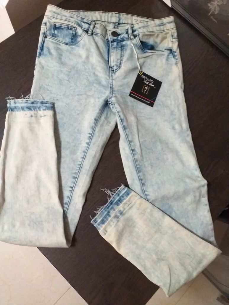 NOVO,Calças 38,ganga skinny by Heidi Klum,preço fixo