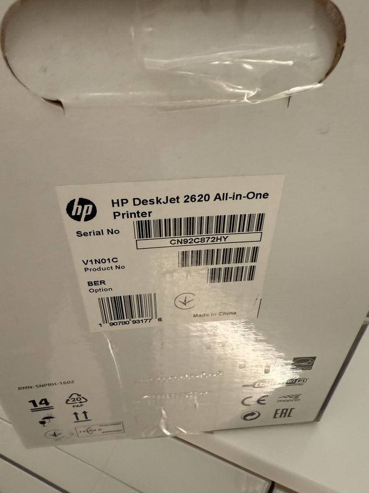 кольоровий принтер-копір-сканер DeskJet 2620 with Wi-Fi прінтер