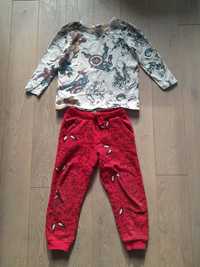 Marvel spodnie dresowe komplet bluzka dla chłopca spiderman 98-104