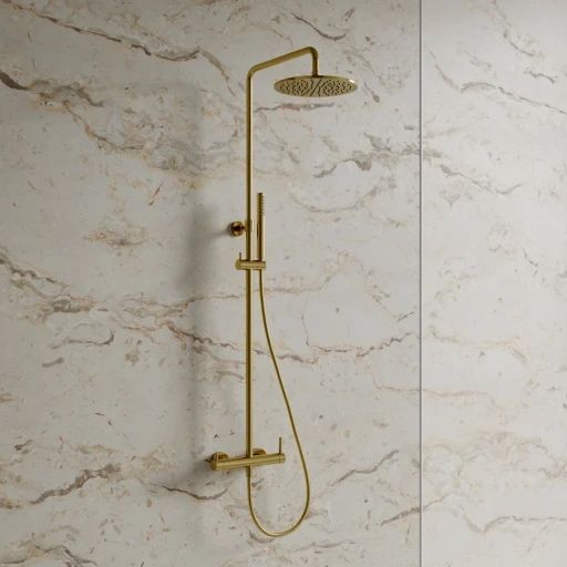 Omnires kolumna prysznicowa Y1244MGLB zloty szczotkowany