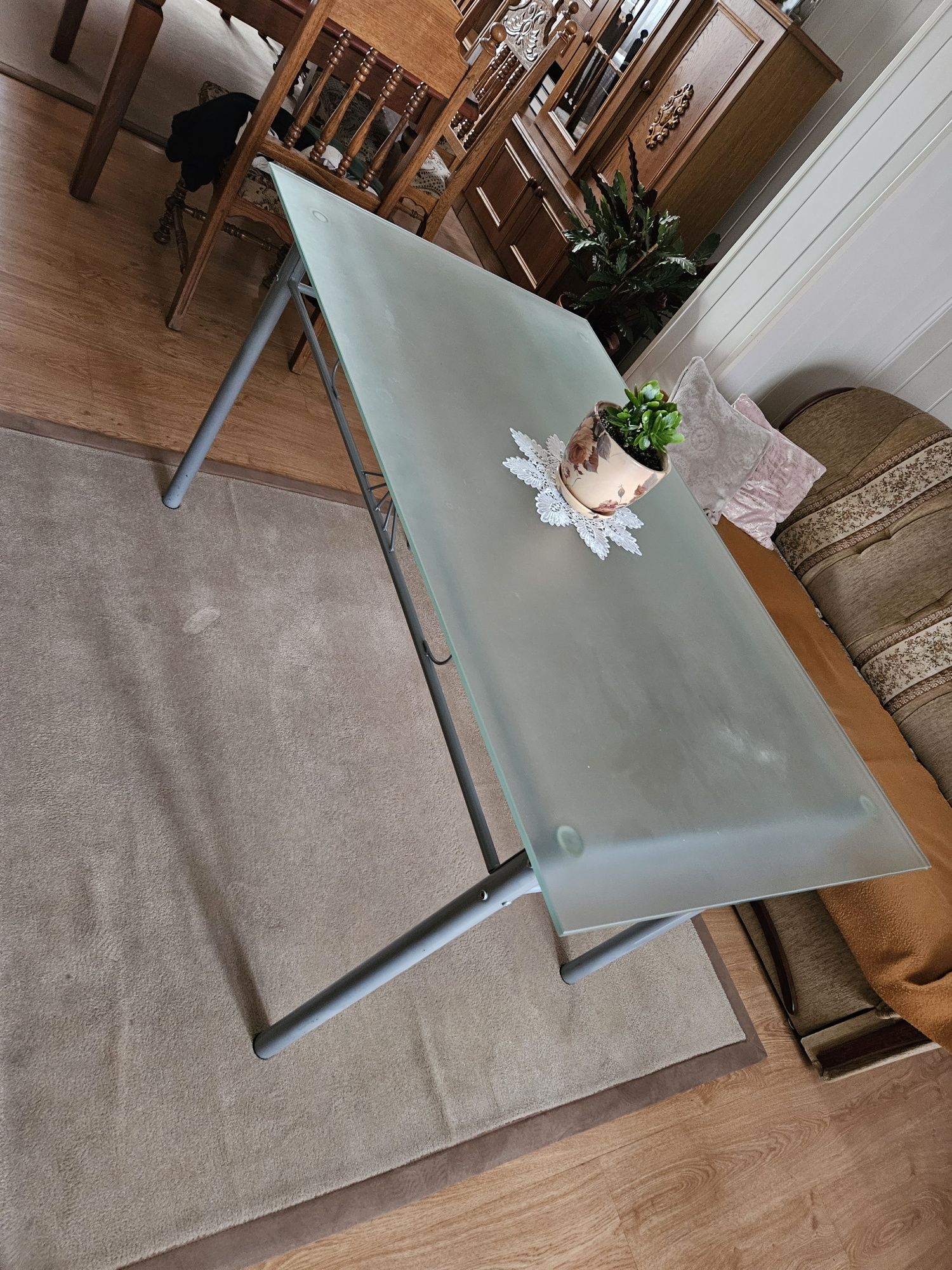 Stol szklany 140x80
