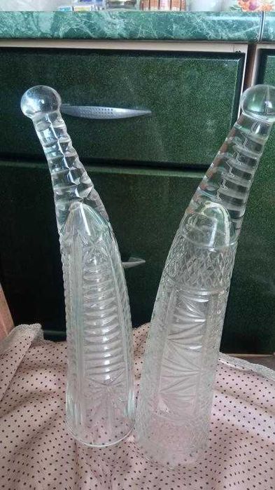 Хрустальный рог изобилия/посуда фужер бокал ваза хрусталь стакан