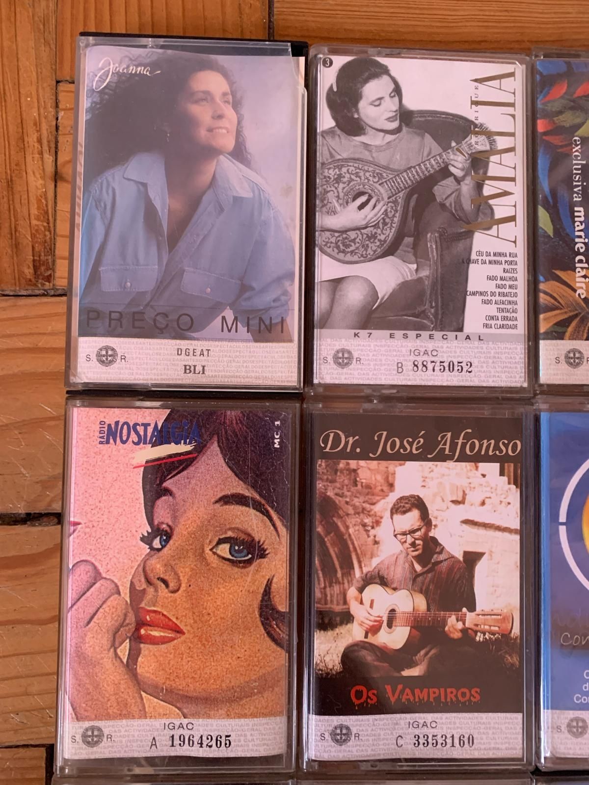 Cassetes de música Originais