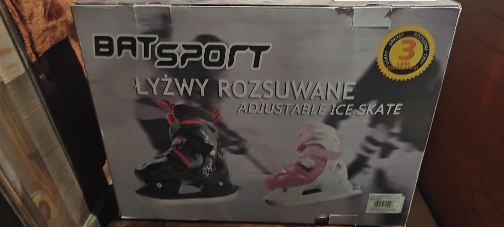 Łyżwy rozsuwane dziecięce