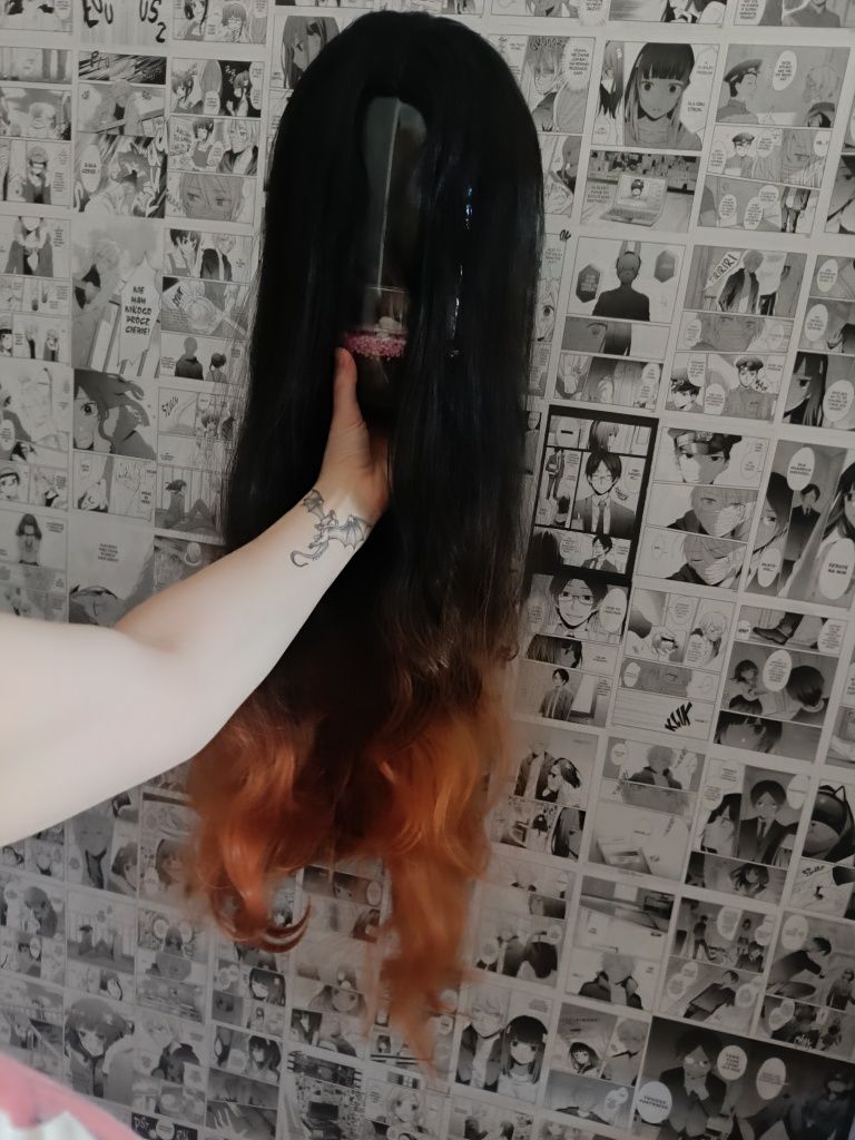 Peruka Nezuko – Demon Slayer (Kimetsu no Yaiba)  IDEALNA DO COSPLAYU!