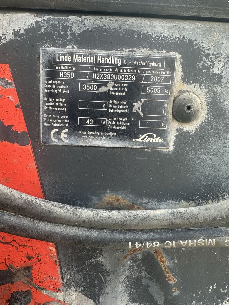 Wózek widłowy Linde H35
