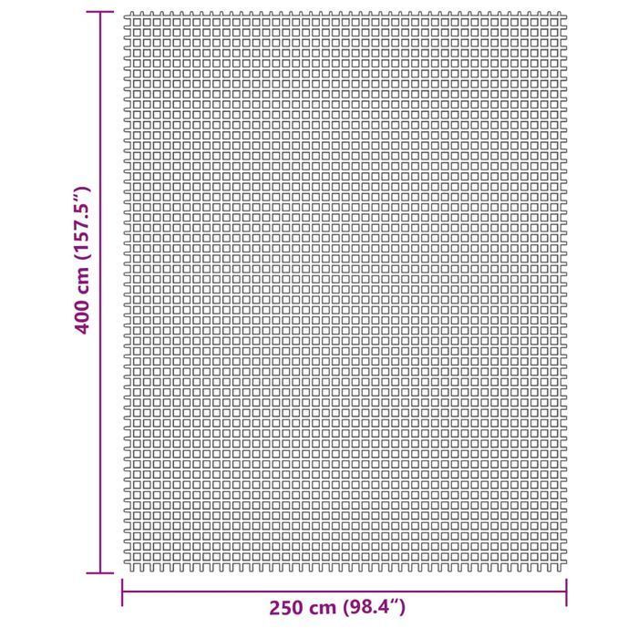 Vidaxl Wykładzina Do Namiotu, Kremowa, 4X2,5 M