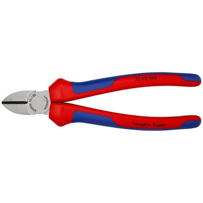 Szczypce Tnące Boczne 180Mm, Powlekane - Knipex