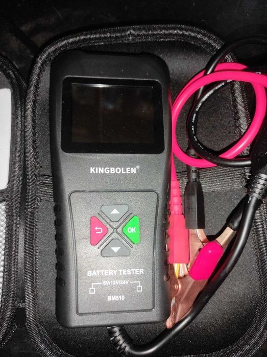 Тестер АКБ KINGBOLEN BM510 6V 12V 24V. Уцінка.