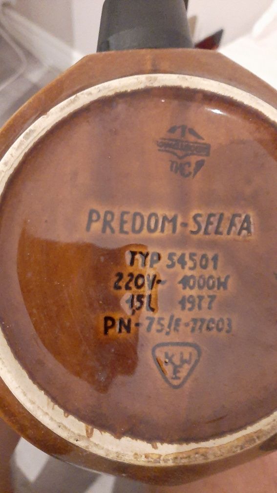 Predom selfa czajnik ceramic  PRL