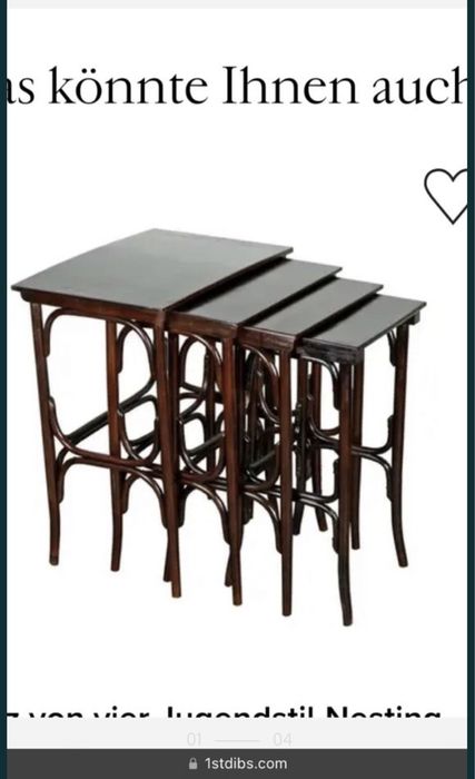 Тонет Thonet side table antik