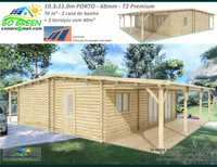 Casa de madeira nova