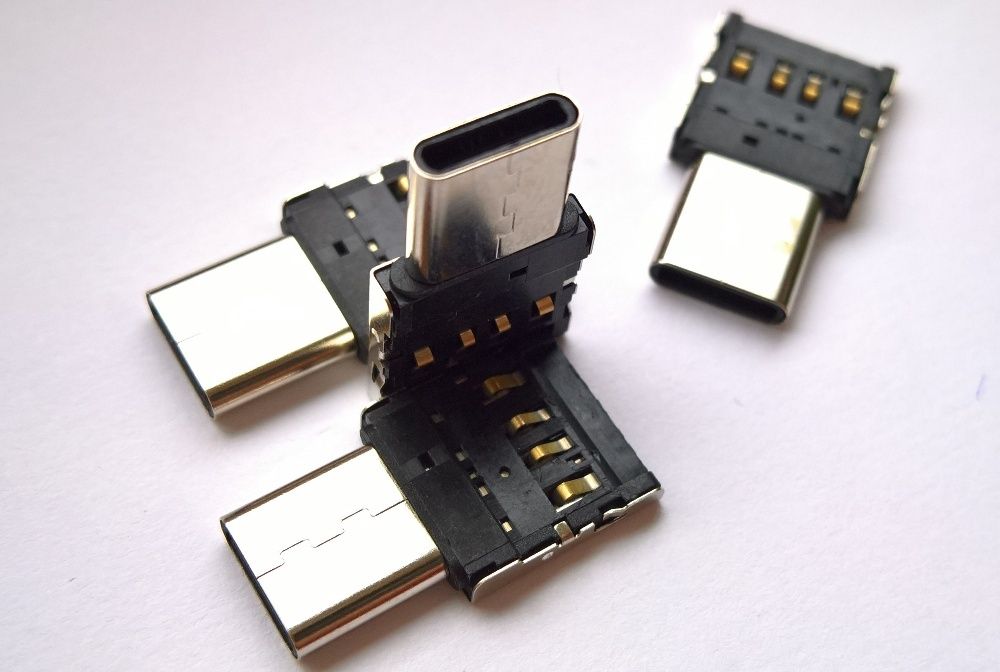 OTG USB C Adapter Przejściówka Smartfon Tablet Telefon Pendrive metal