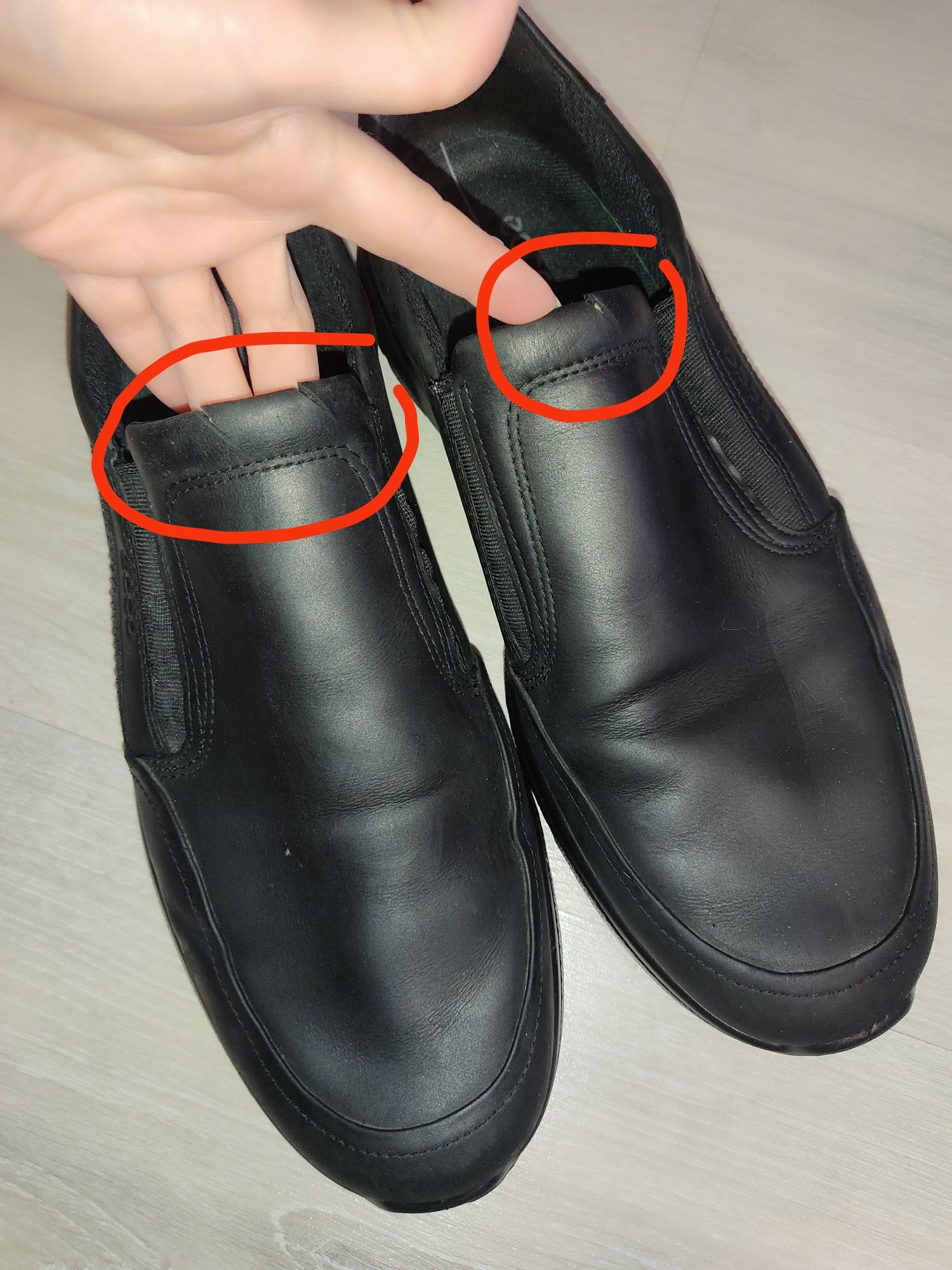 Шкіряні  чоловічі туфлі ECCO