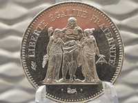 50 franków Francja moneta srebrna Ag