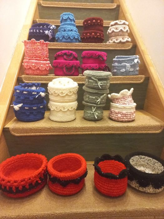 Koszyczek, koszyczki szydełkowe Handame