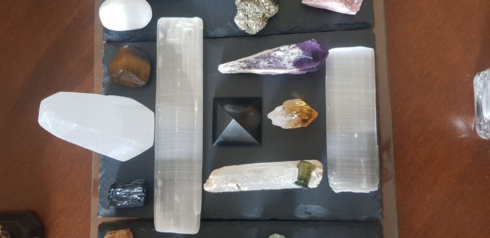 Diversas pedras semipreciosas