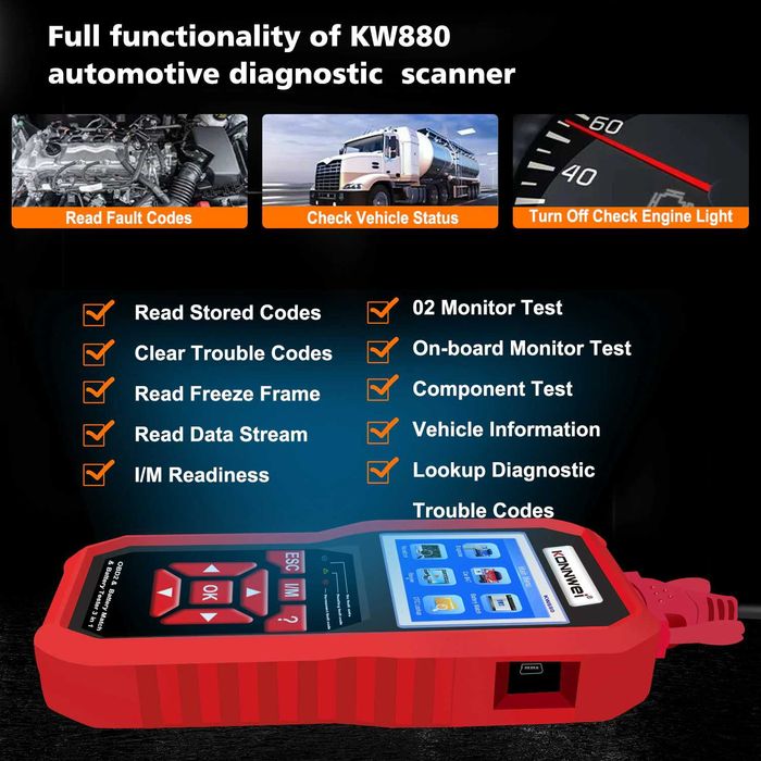 Тестер акумулятора Konnwei KW208 KW218 KW650 KW681/880 KW520 BK100/200