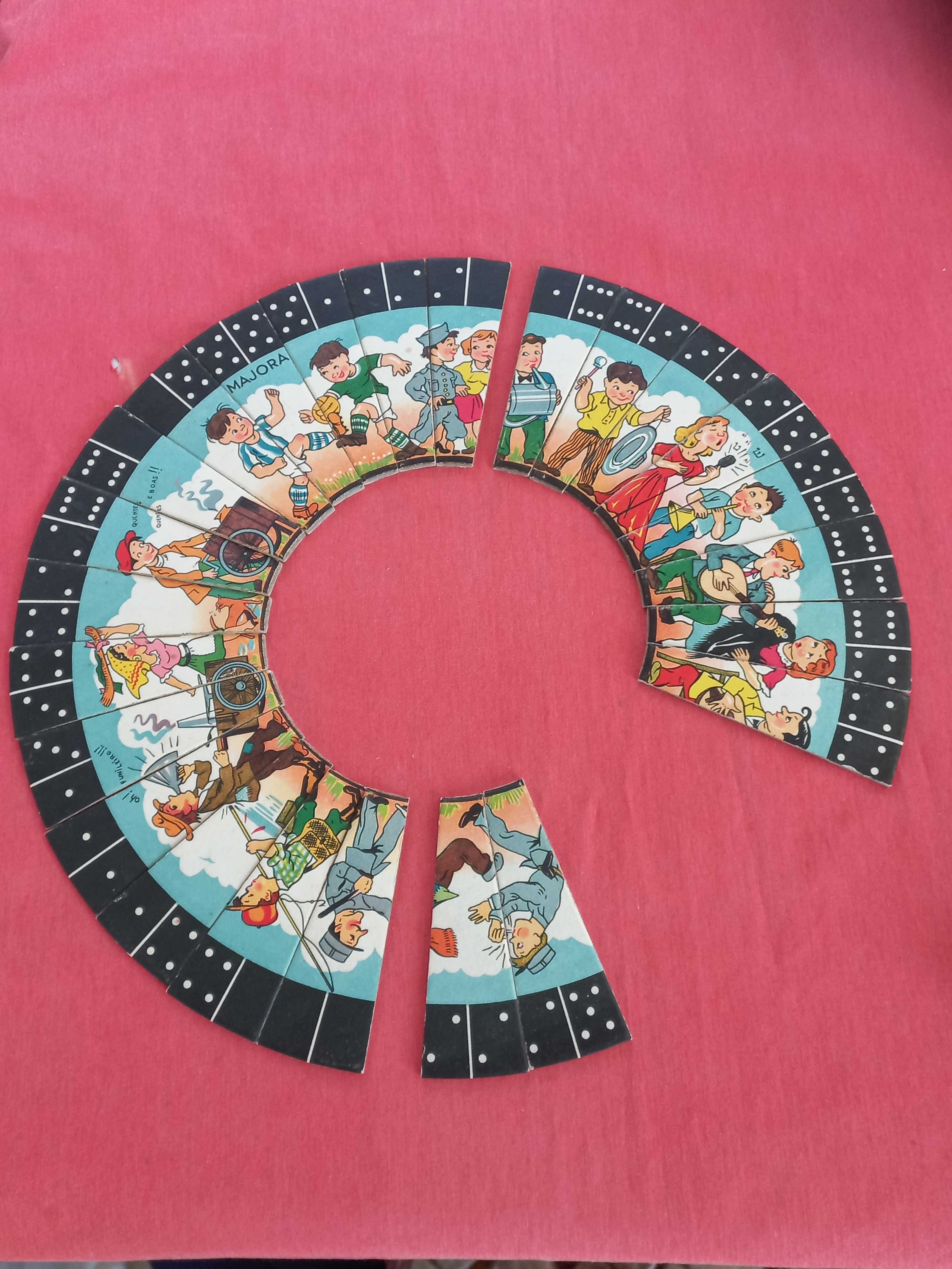 Antigo Jogo Majora Domino Humoristico