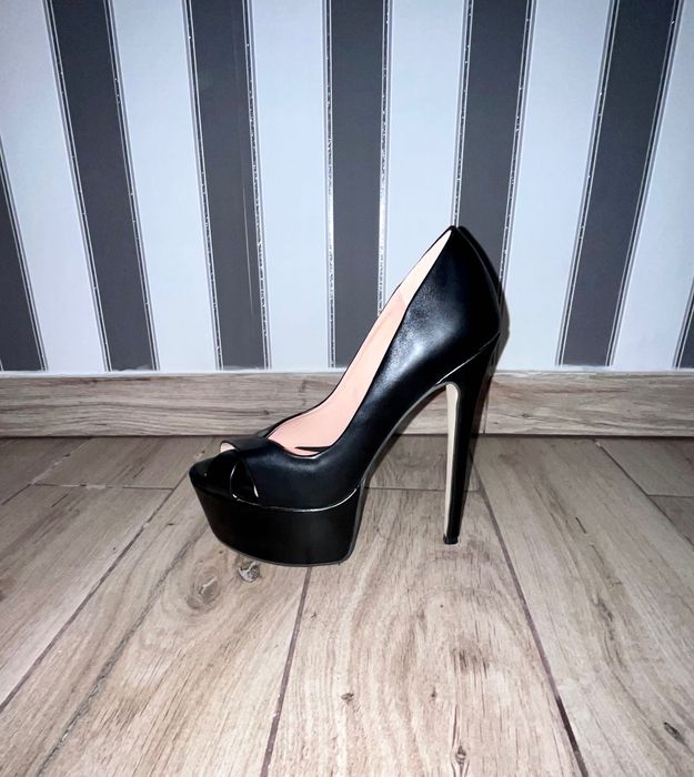 141/ Eleganckie 44 szpilki Trans Cross wysoka jakość czółenka 35-48 EU