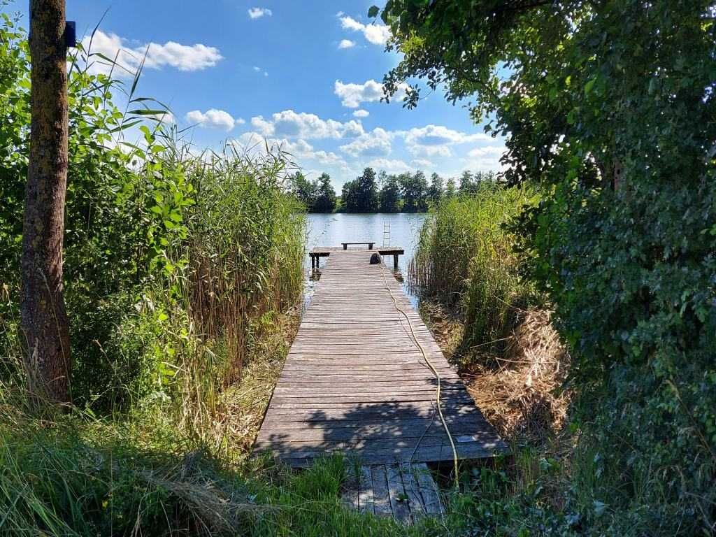 Działka z linią brzegową Mazury
